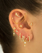 ICE GOLD EARRINGS