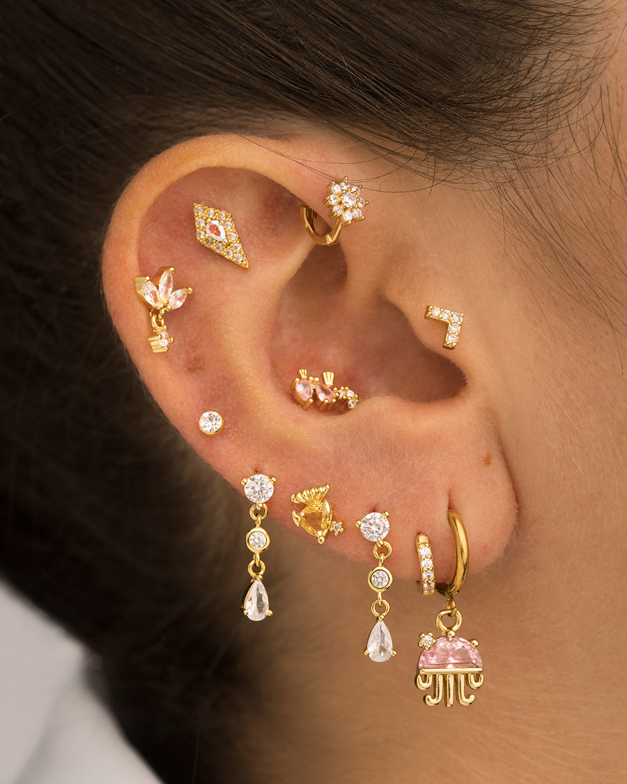 SEAHORSE GOLD PIERCING Adamina