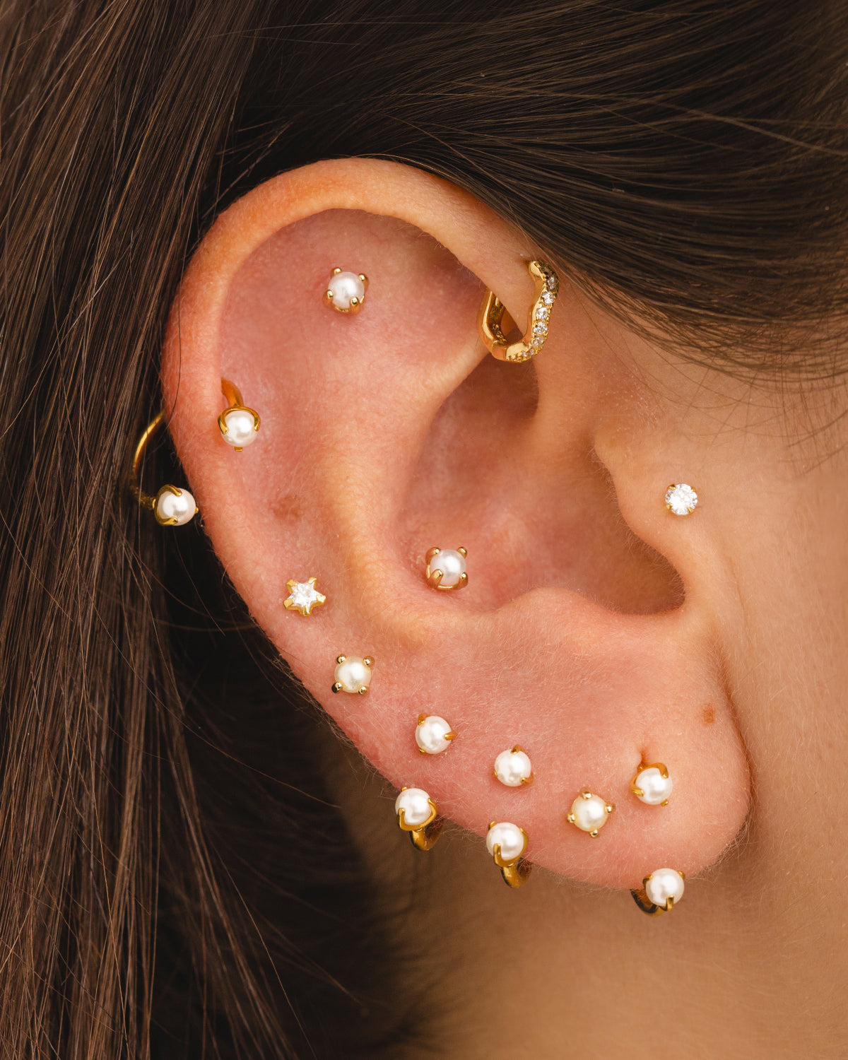 LIEBE PEARL GOLD PIERCING