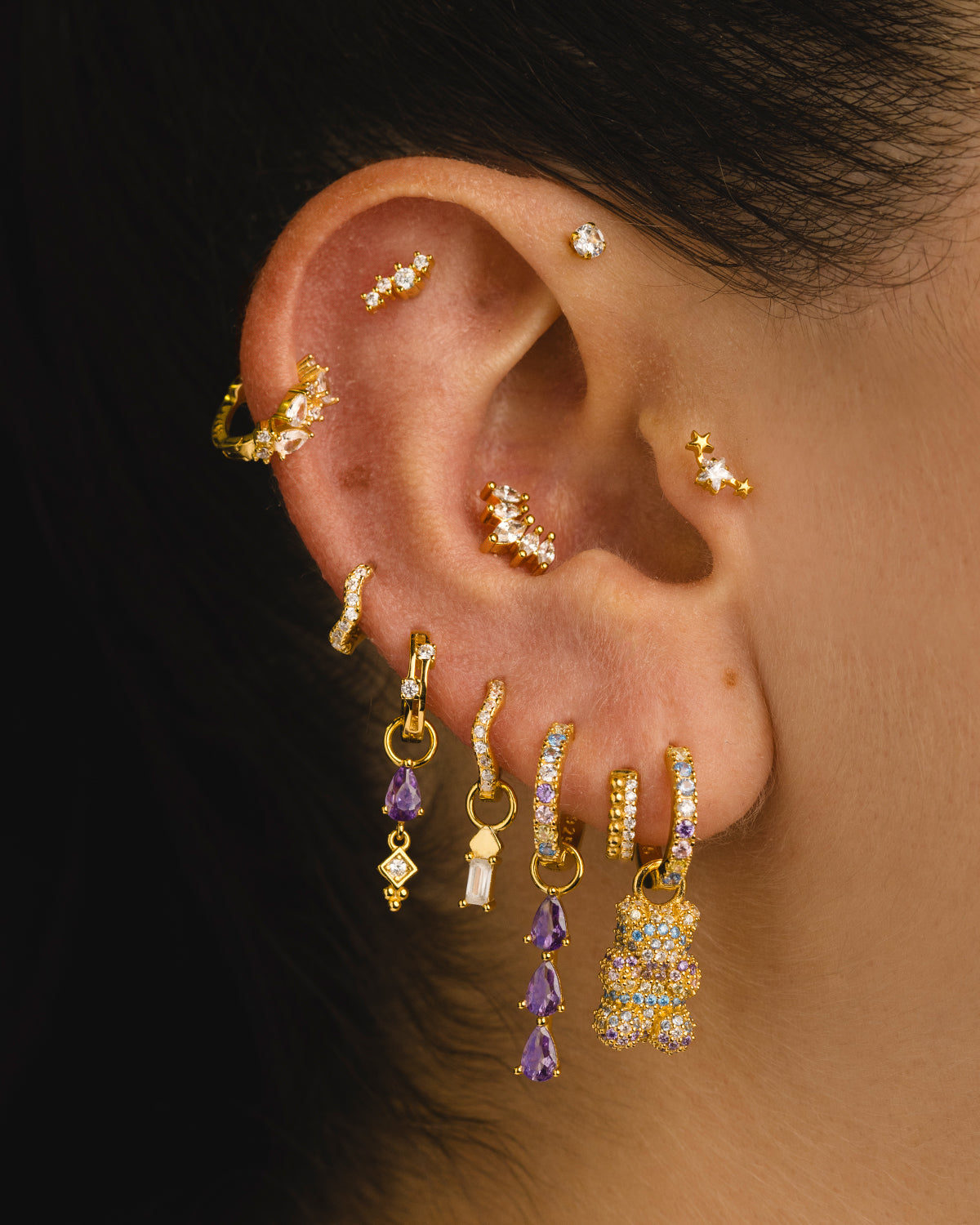 PENDIENTES LISA GOLD