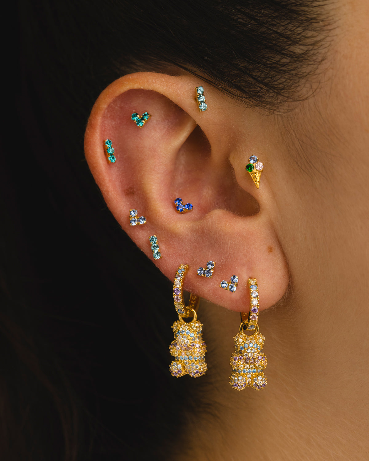PENDIENTES LISA GOLD