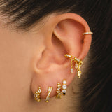 NIA GOLD EARRINGS