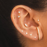 IDA MAXI SILVER PIERCING