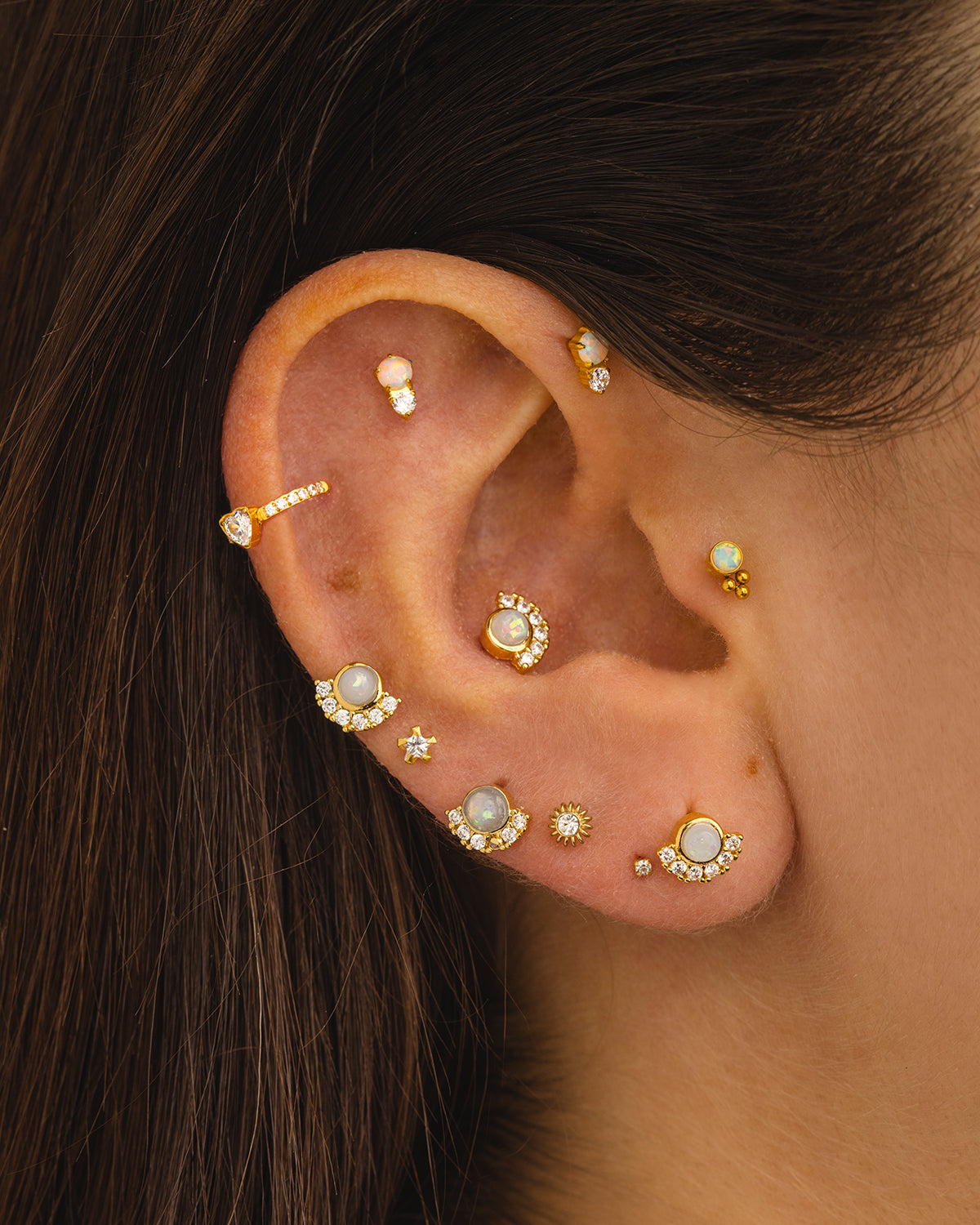 PIERCING LOOP LADY M SILVER