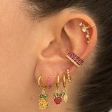 PINEAPPLE EARRINGS