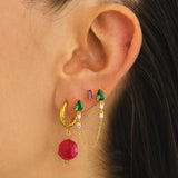 NORA CHAIN ​​GOLD EARRINGS