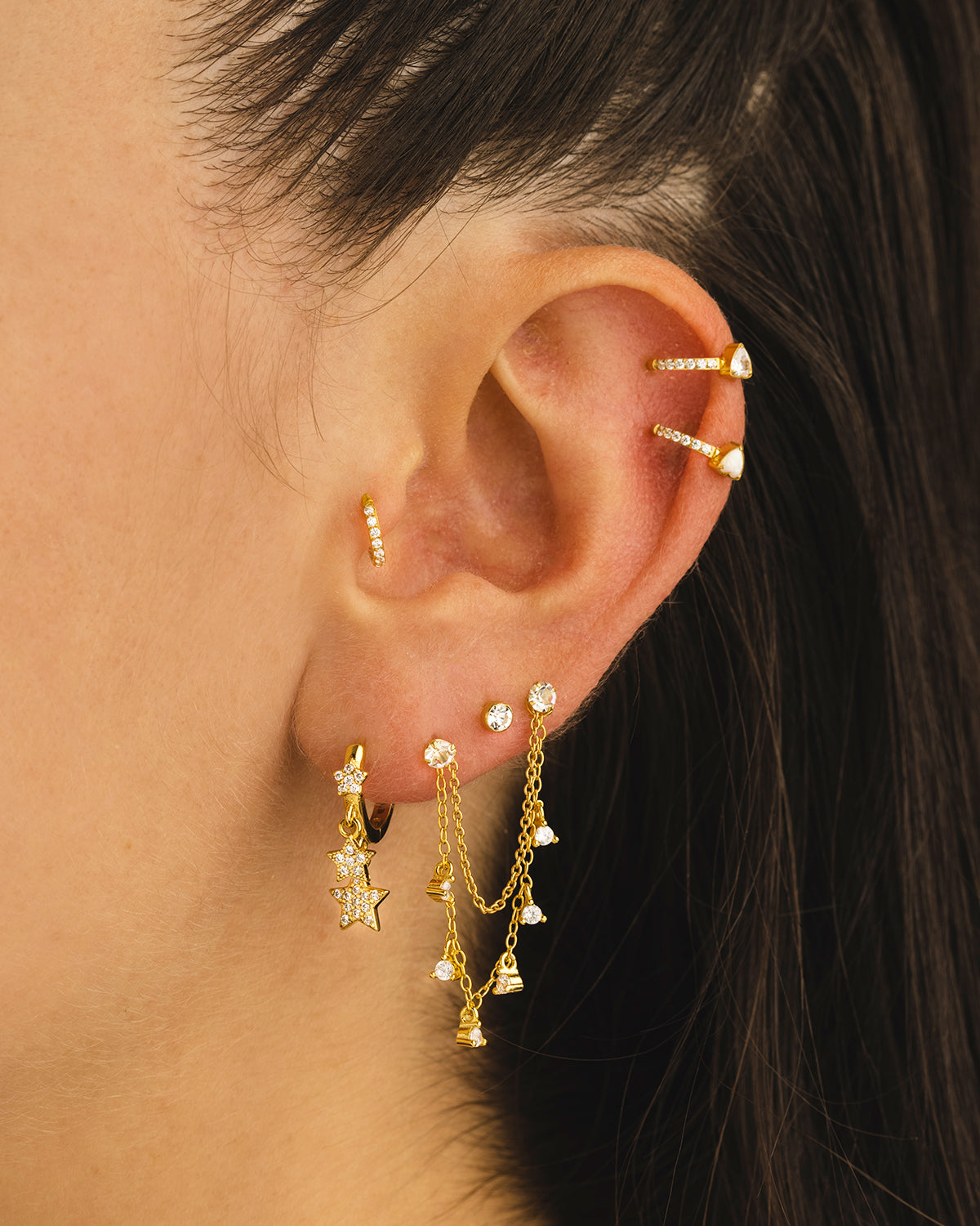 PIERCING LOOP LADY M SILVER