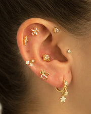 PIERCING FLOWER GOLD