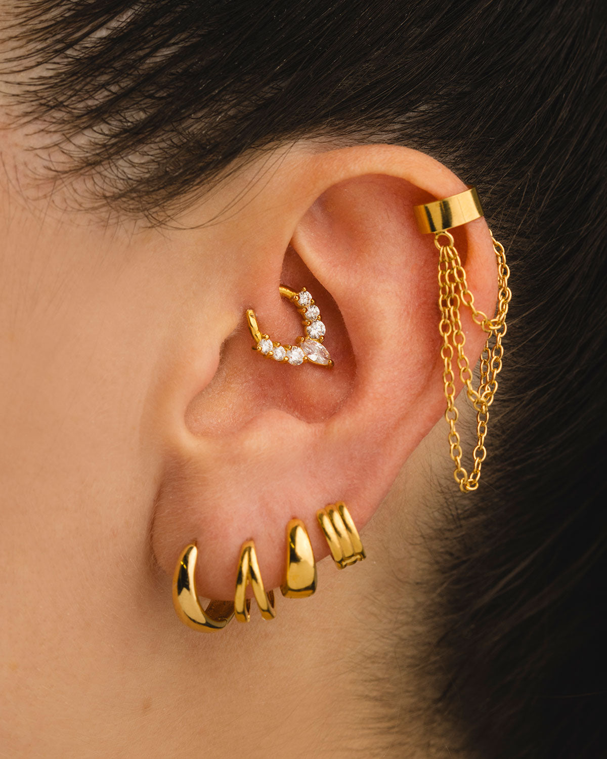 ASTRID GOLD EARRINGS