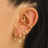 CIRA SILVER EARRINGS