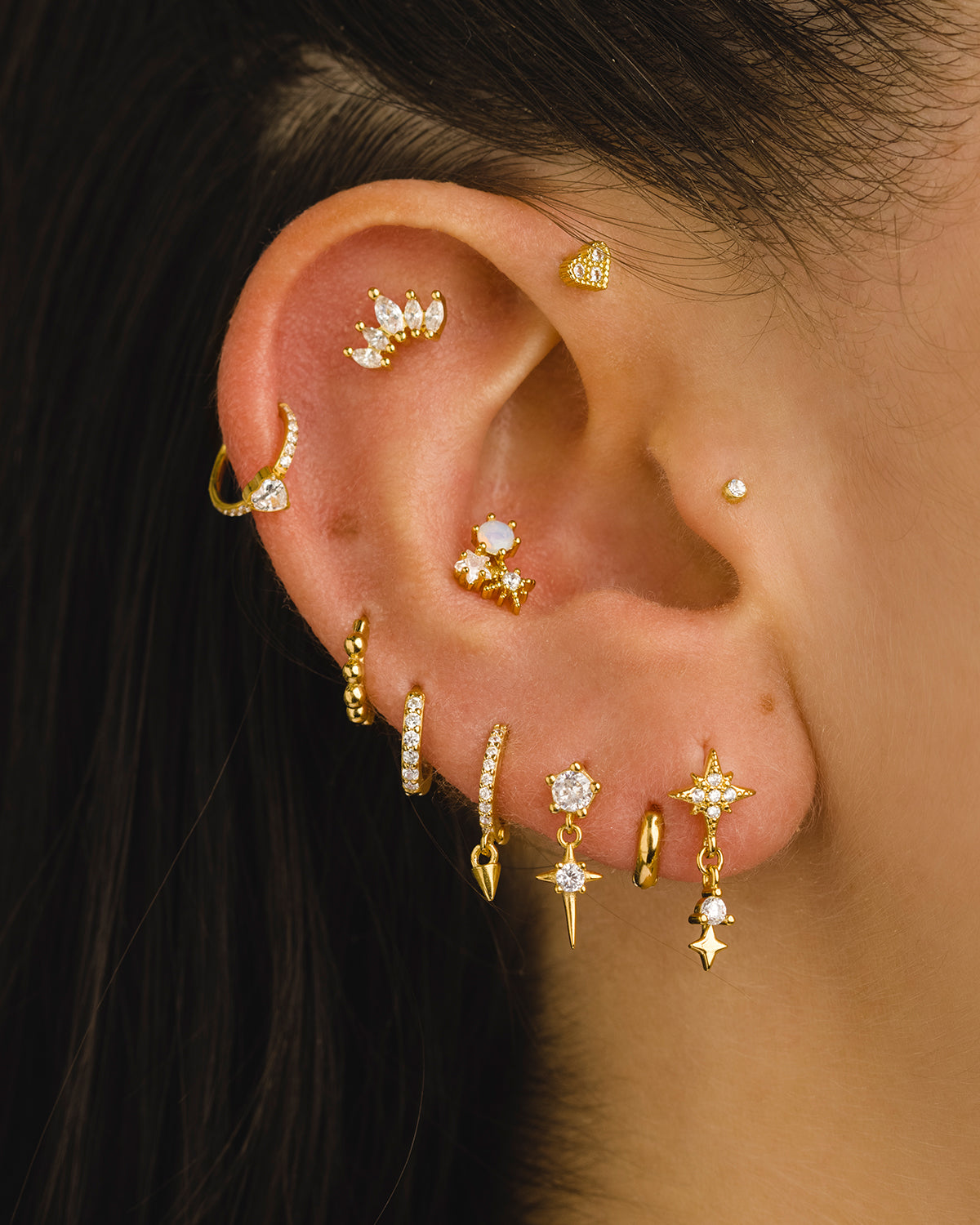 PIERCING LOOP LADY M SILVER