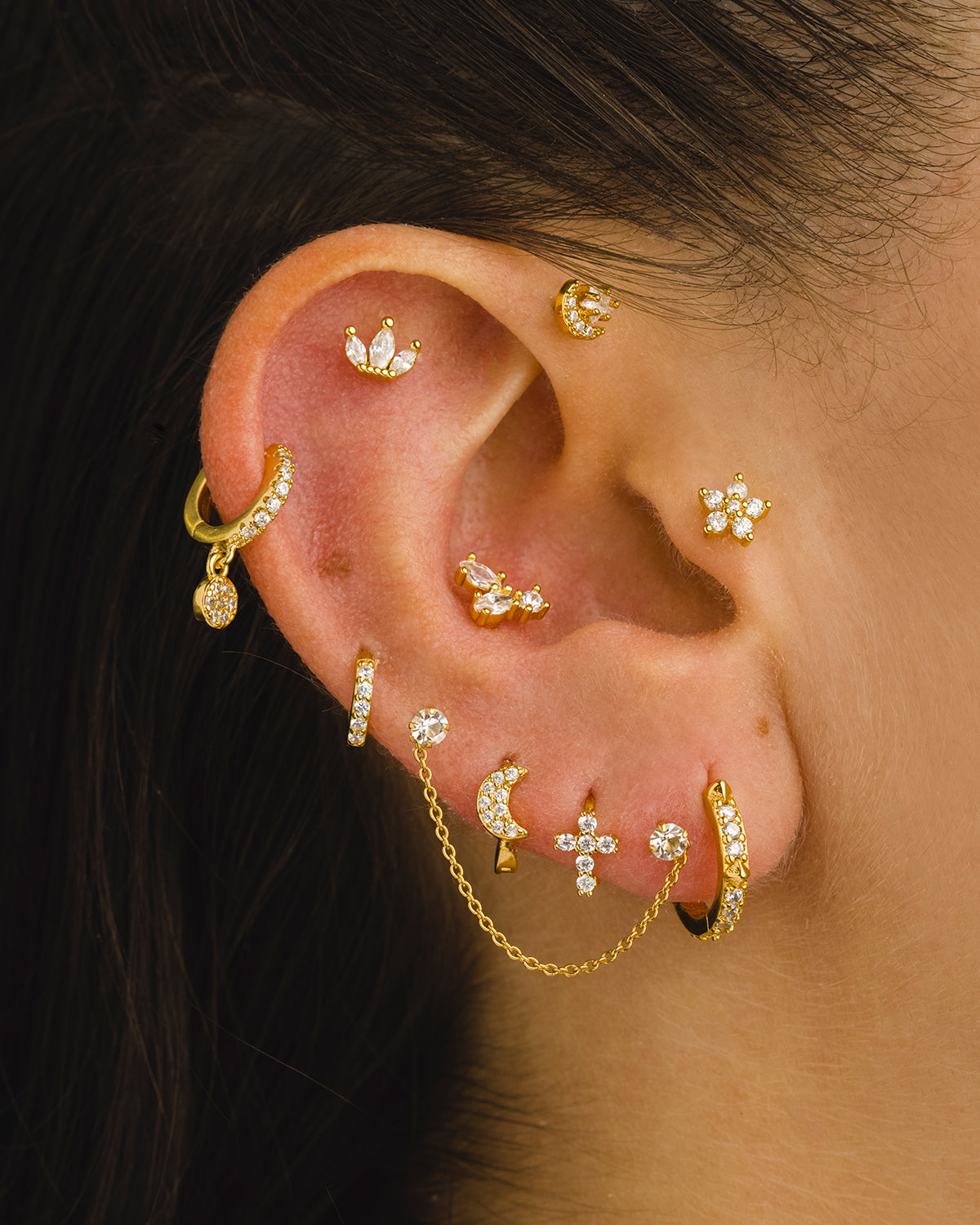 TIN SILVER PIERCING