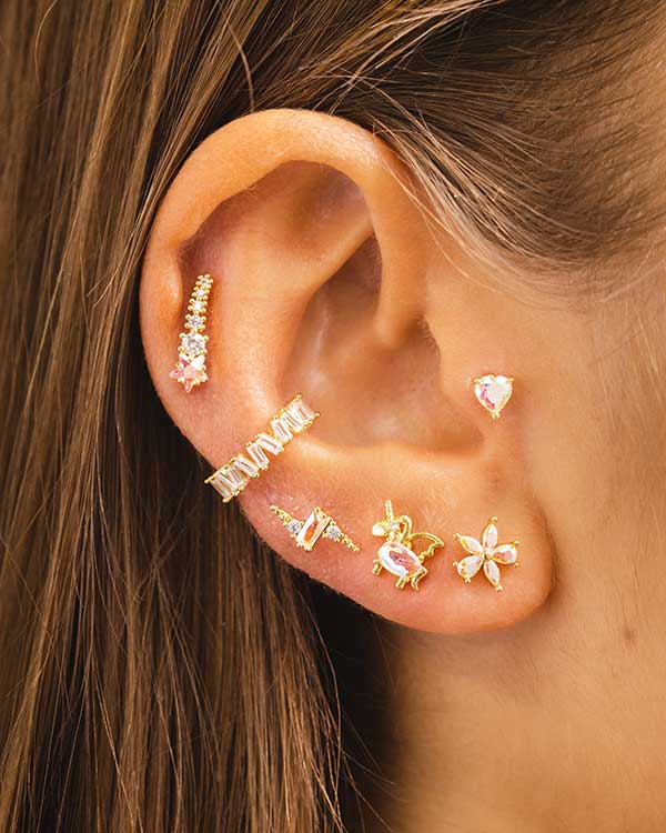FLOWER GOLD PIERCING