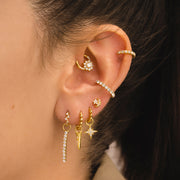 PIERCING LOOP UNA GOLD