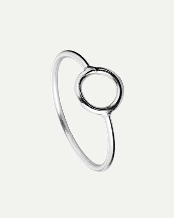CIRCLE SILVER RING
