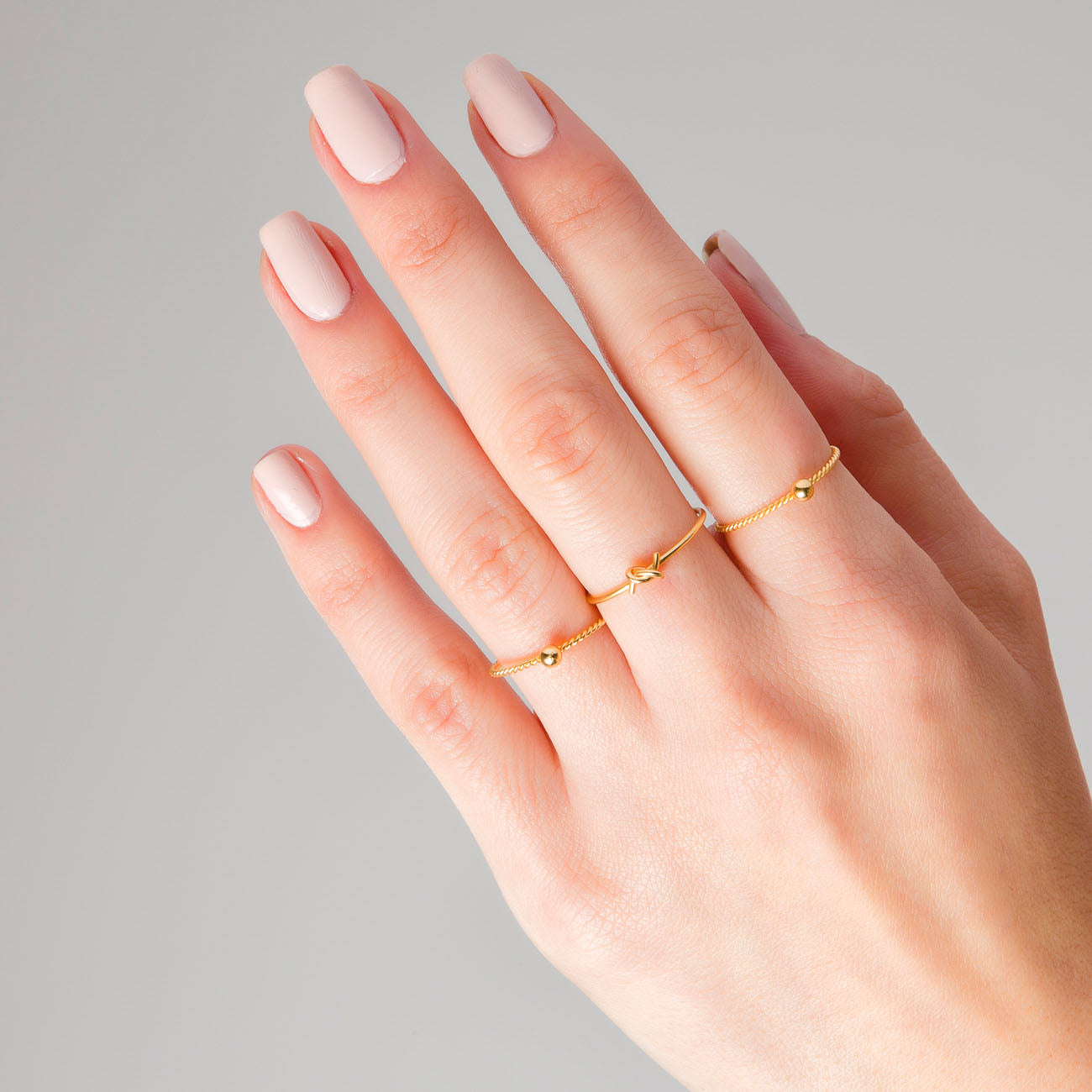 DOT ROSE GOLD RING