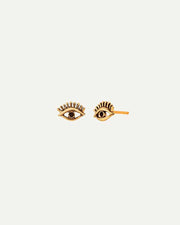 EYE GOLD EARRINGS