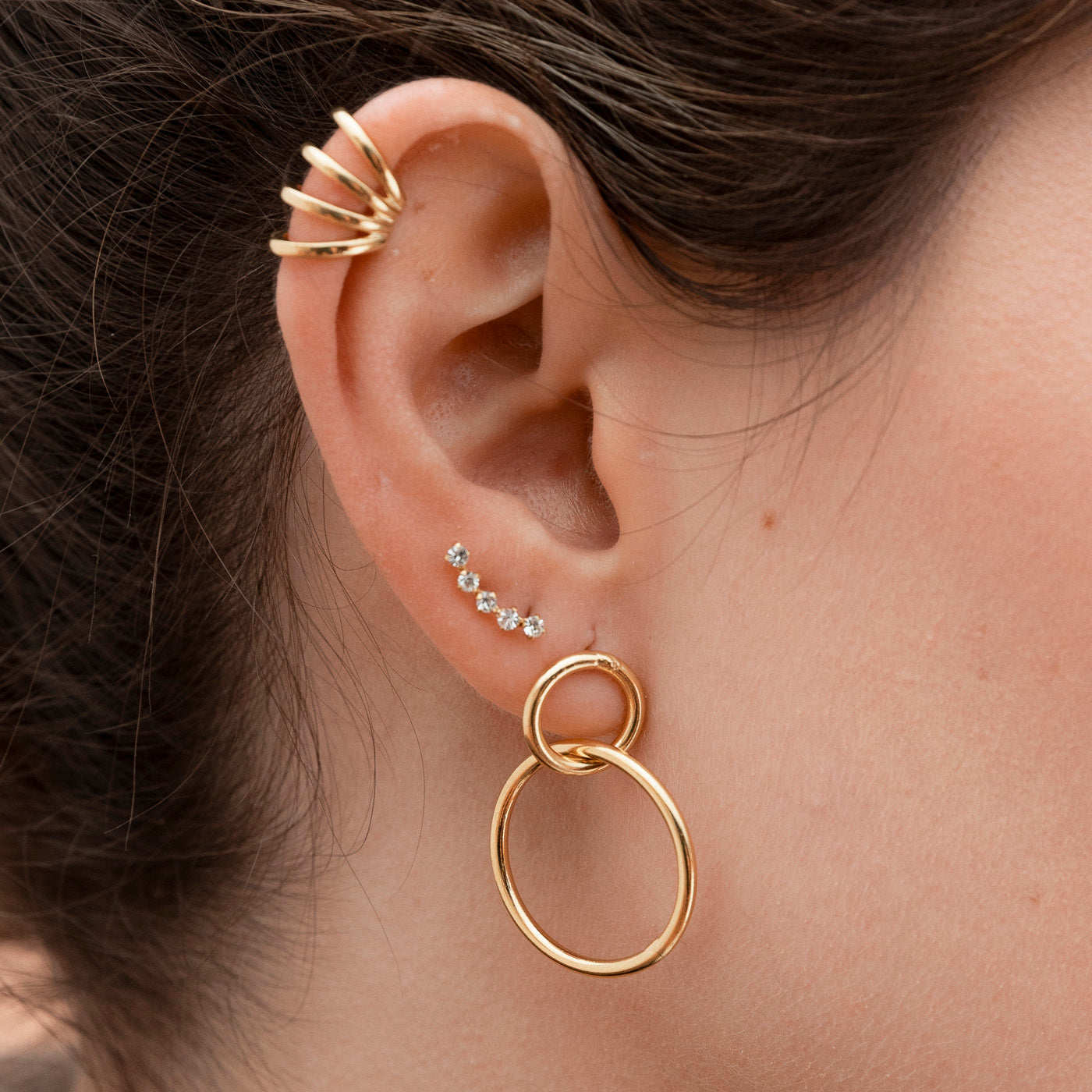 OLIVIA SILVER EARRINGS