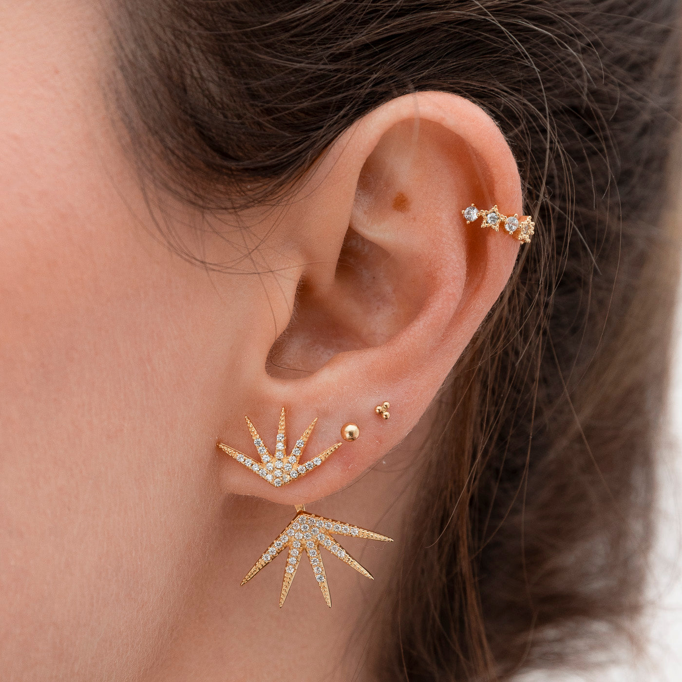 PENDIENTES CLOVER MINI GOLD