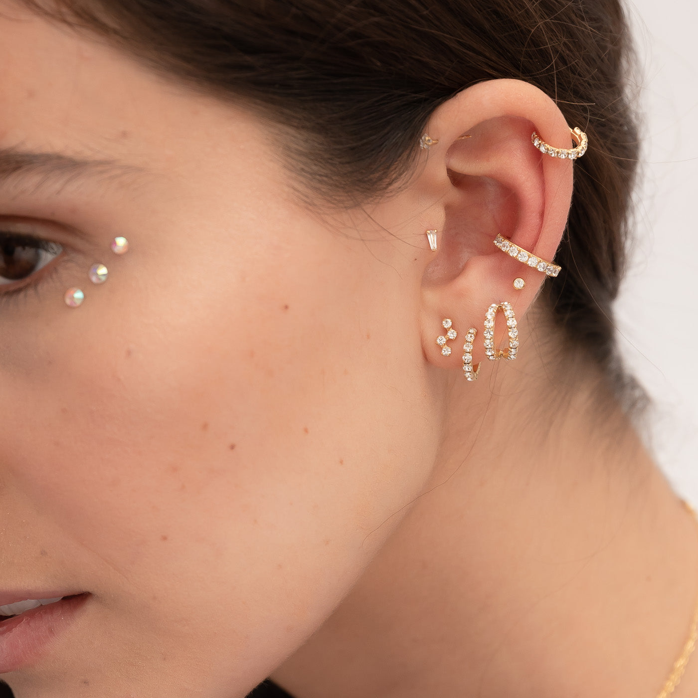 ICE GOLD EARRINGS