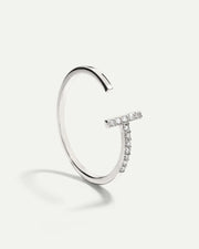 BAGUE ARGENT HORIZON