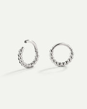 PIERCING LOOP BALLS SILVER