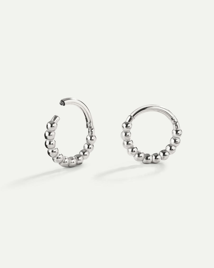 PIERCING LOOP BALLS SILVER