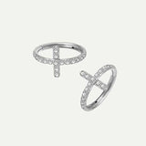 PIERCING LOOP CROIX SILVER