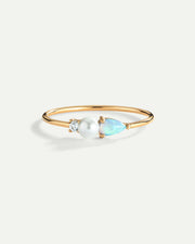 OPAL GOLD RING