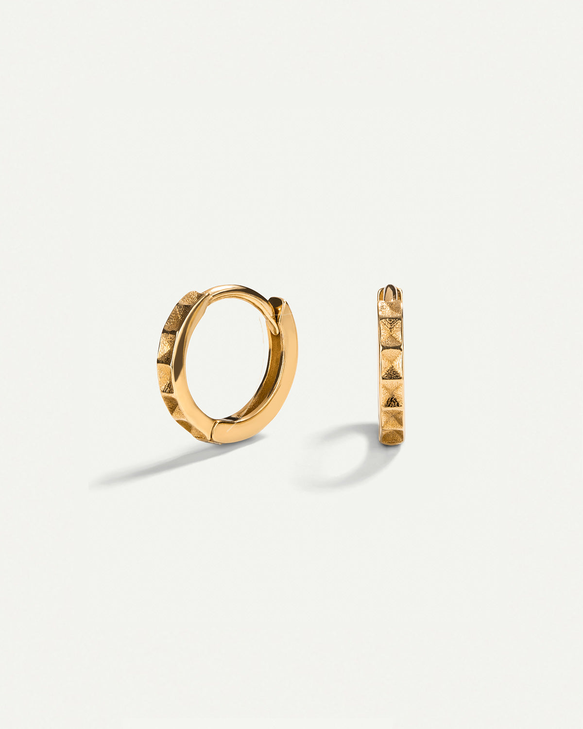 ROCK GOLD EARRINGS
