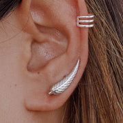 SOFT SILVER EARRINGS