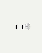 STICK MINI SILVER EARRINGS