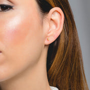 STICK MINI GOLD EARRINGS