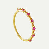 VALENTINA PINK GOLD RING