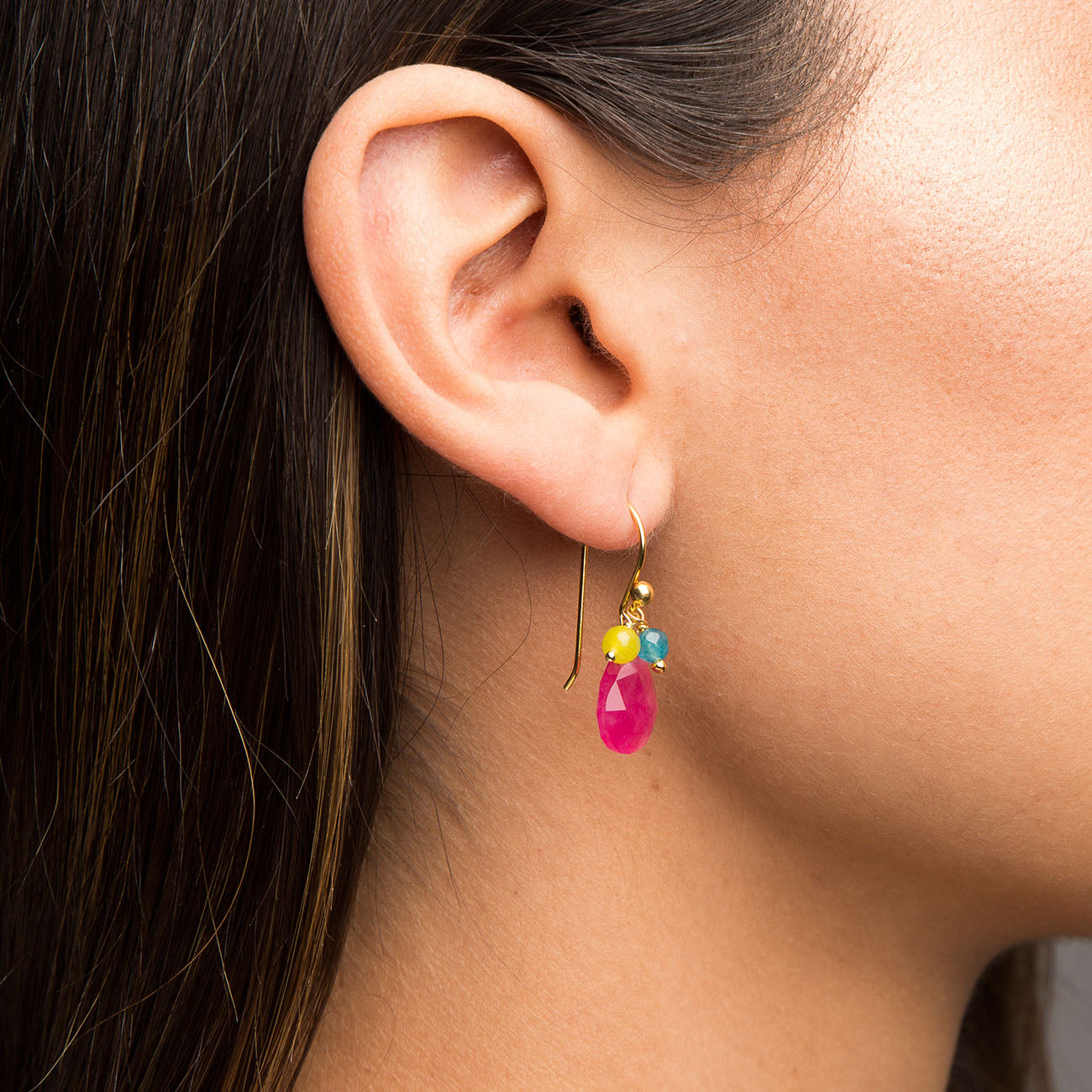PENDIENTES WENDY PINK