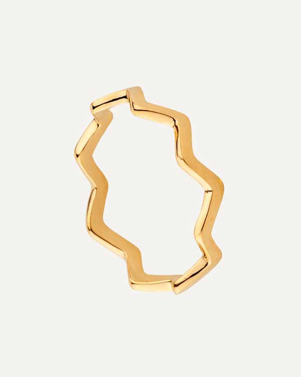 ANILLO ZIGZAG GOLD