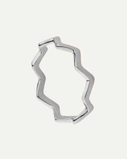BAGUE ZIGZAG ARGENT