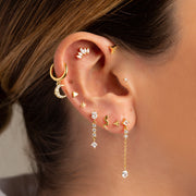 LIBRA GOLD EARRINGS