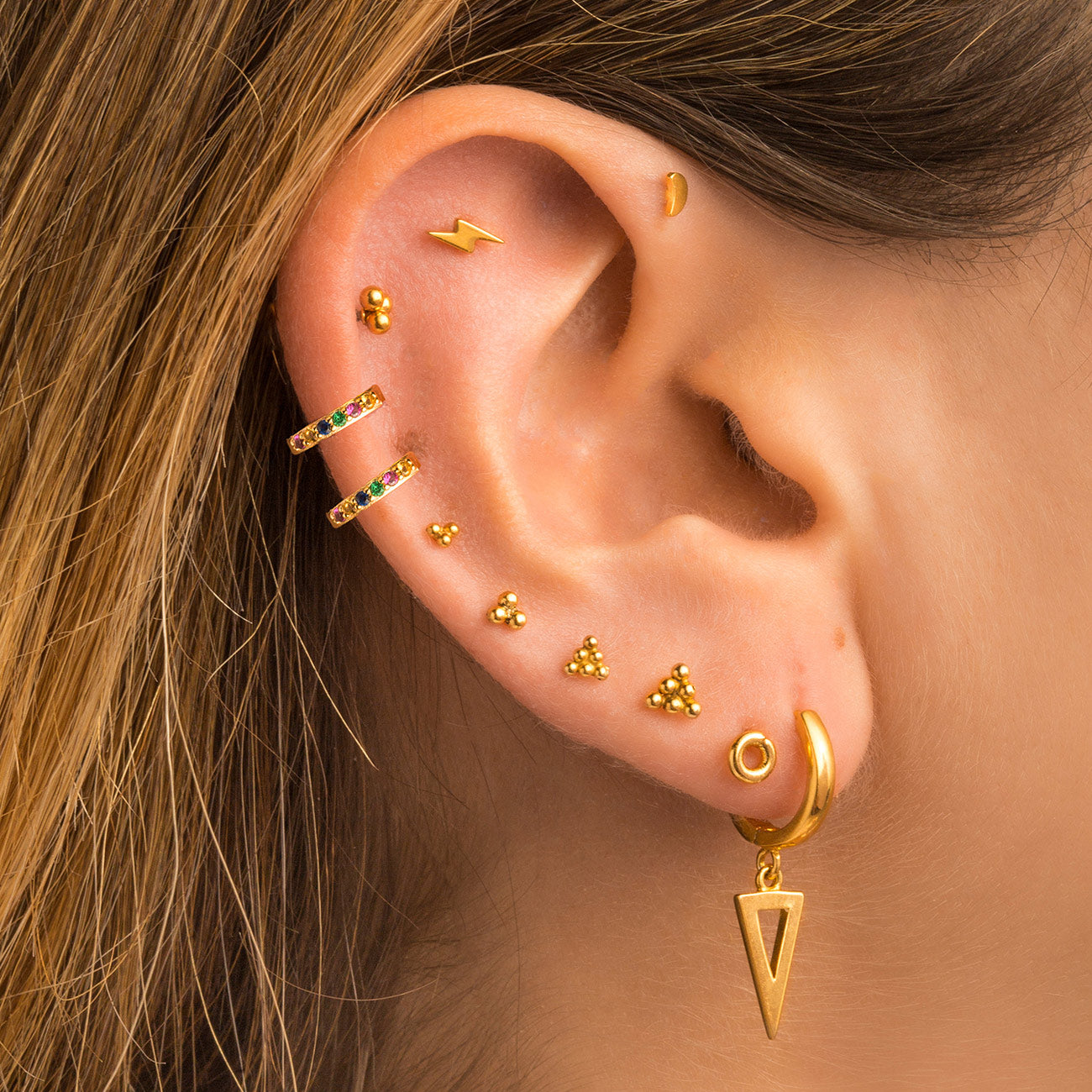 PIERCING MOON GOLD