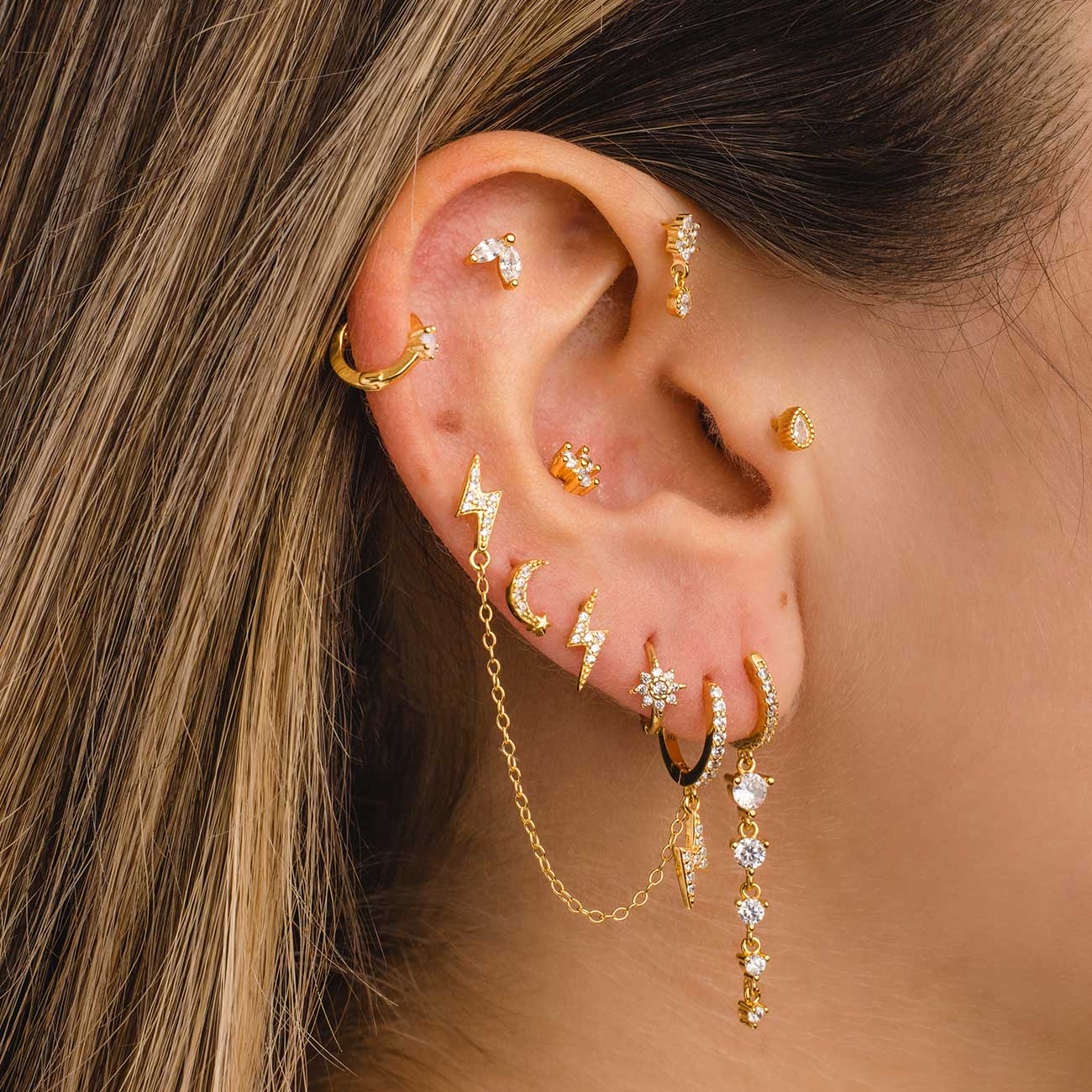 PENDIENTES LIGHTNING SILVER