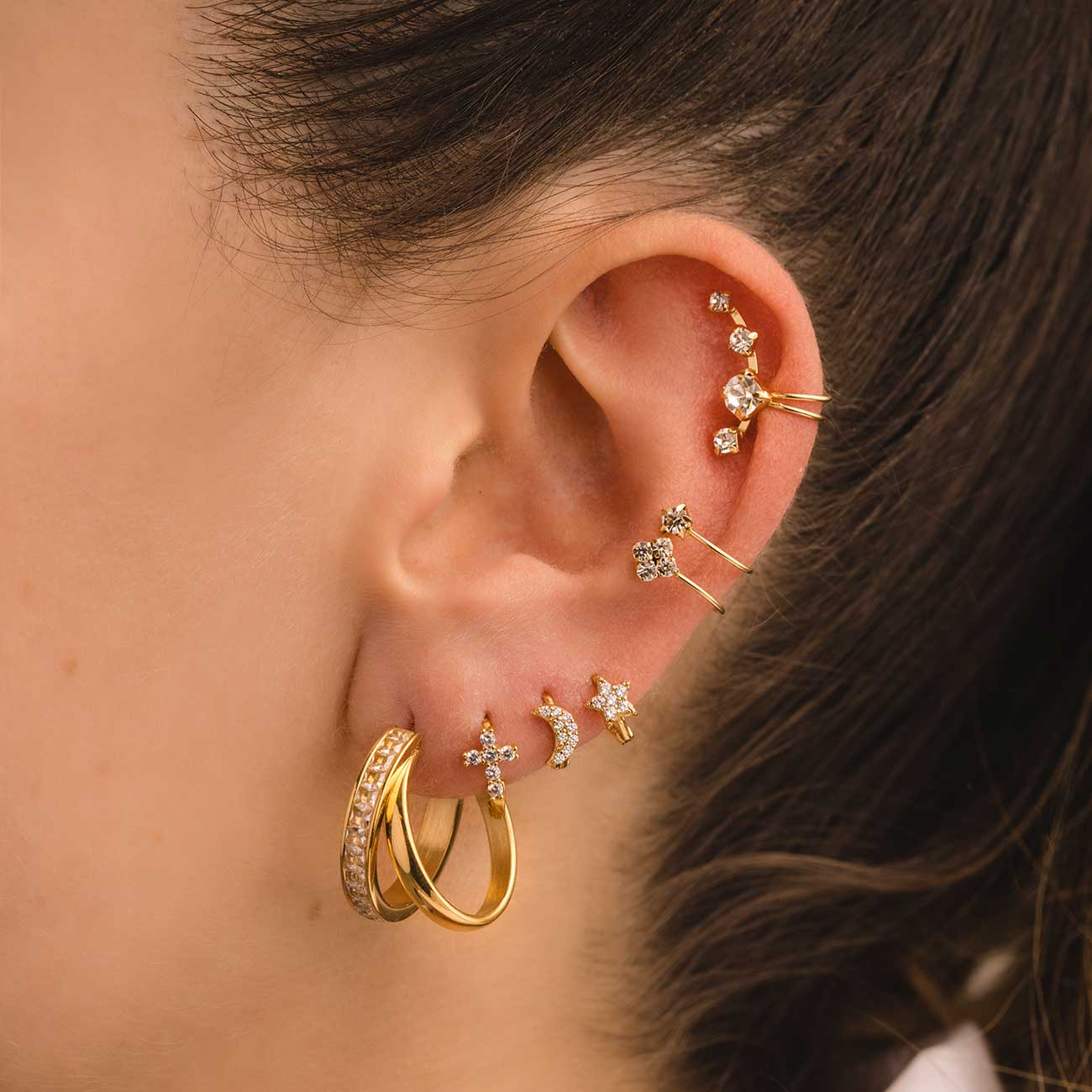 ENIS SILVER EARRINGS