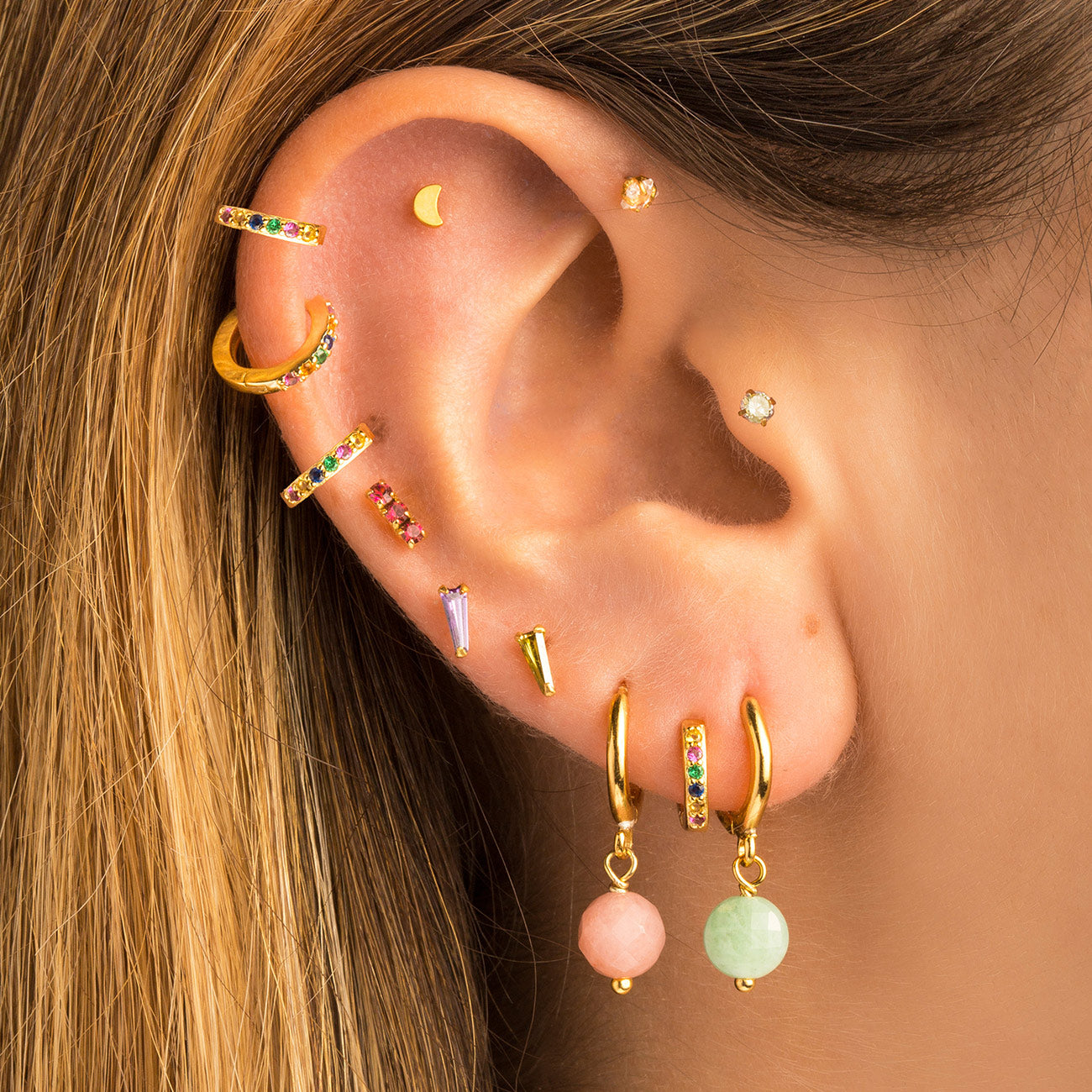 PIERCING MOON GOLD