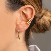 RAY MINI GOLD EARRINGS