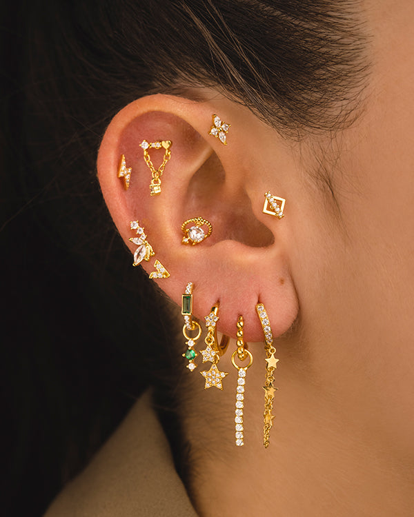 PIERCING LIBELULA GOLD