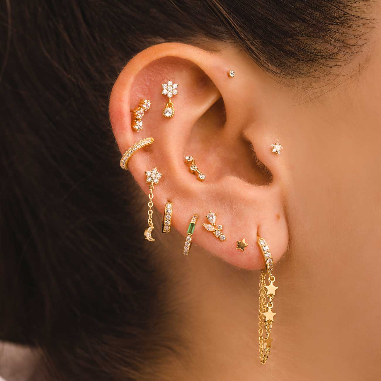 TIN SILVER EARRINGS