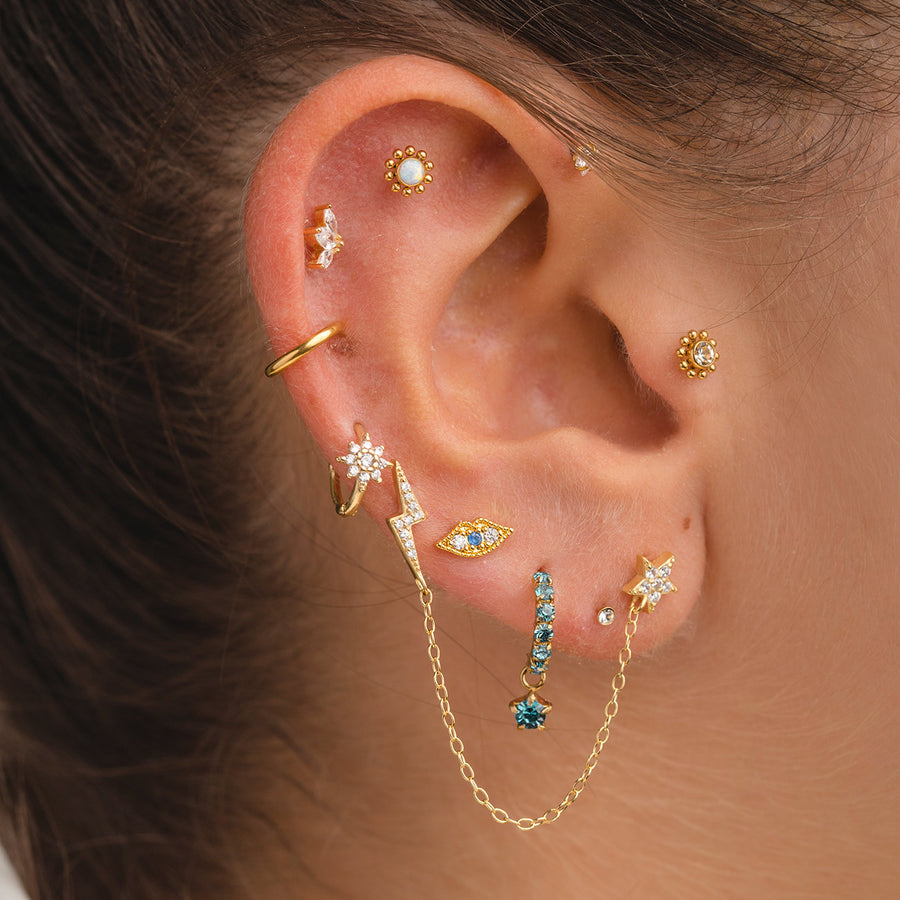 PIERCING BIEL OPAL GOLD