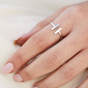 BAGUE EN ARGENT PLUG