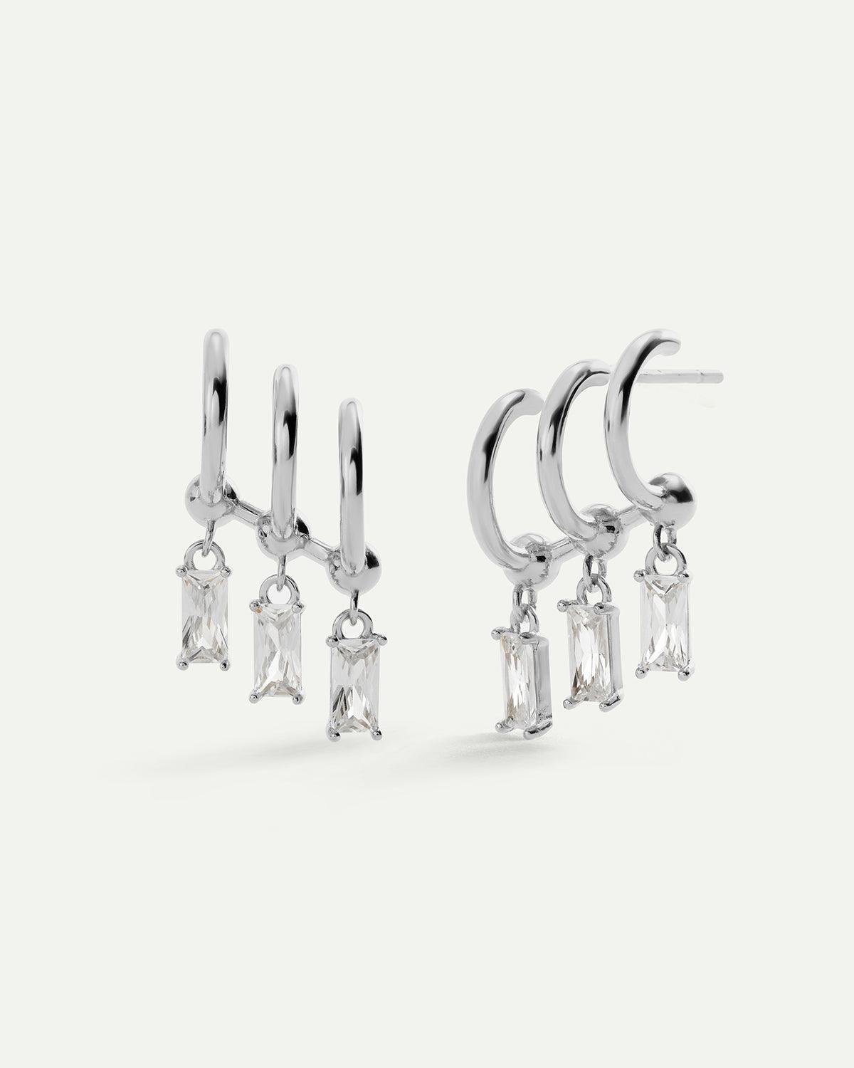 GALA-OHRRINGE AUS SILBER