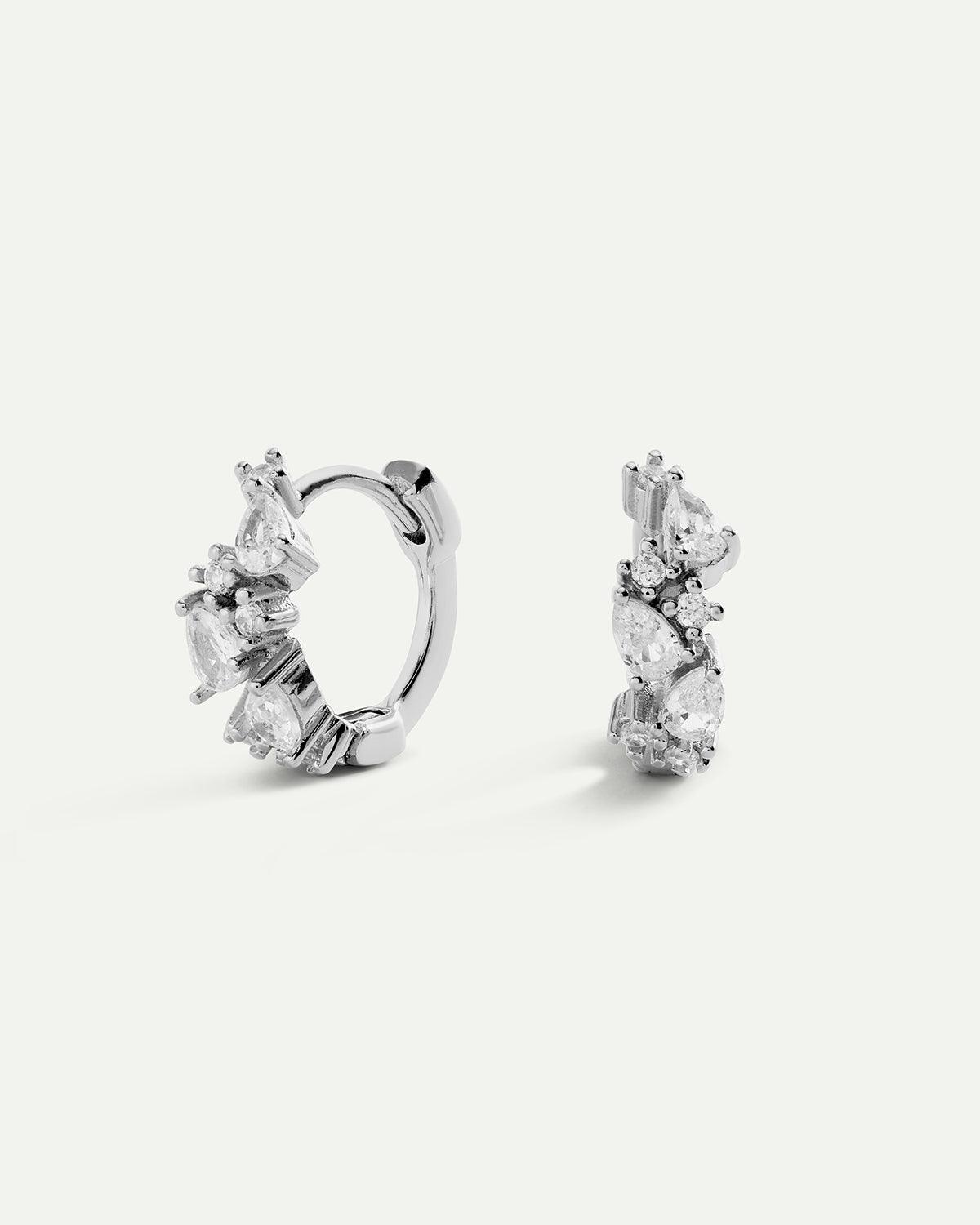 LORETO-OHRRINGE AUS SILBER