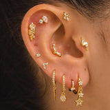 PIERCING DROPS SILBER